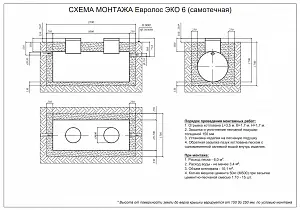 Септик Евролос ЭКО 6 3